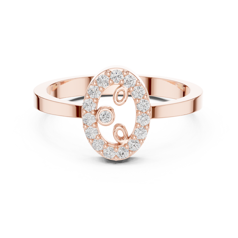 Ladies Ring R28@7 - Rose Gold - Image