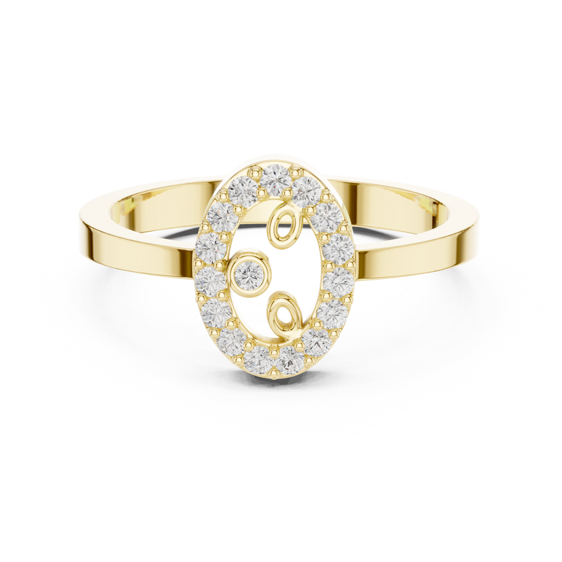 Ladies Ring R28@7 - Yellow Gold - Image