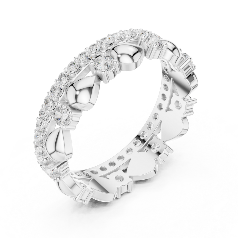 Ladies Ring R30@7 - White Gold - Image