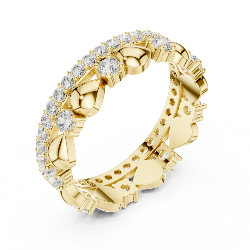 Ladies Ring R30@7 - Yellow Gold - Image