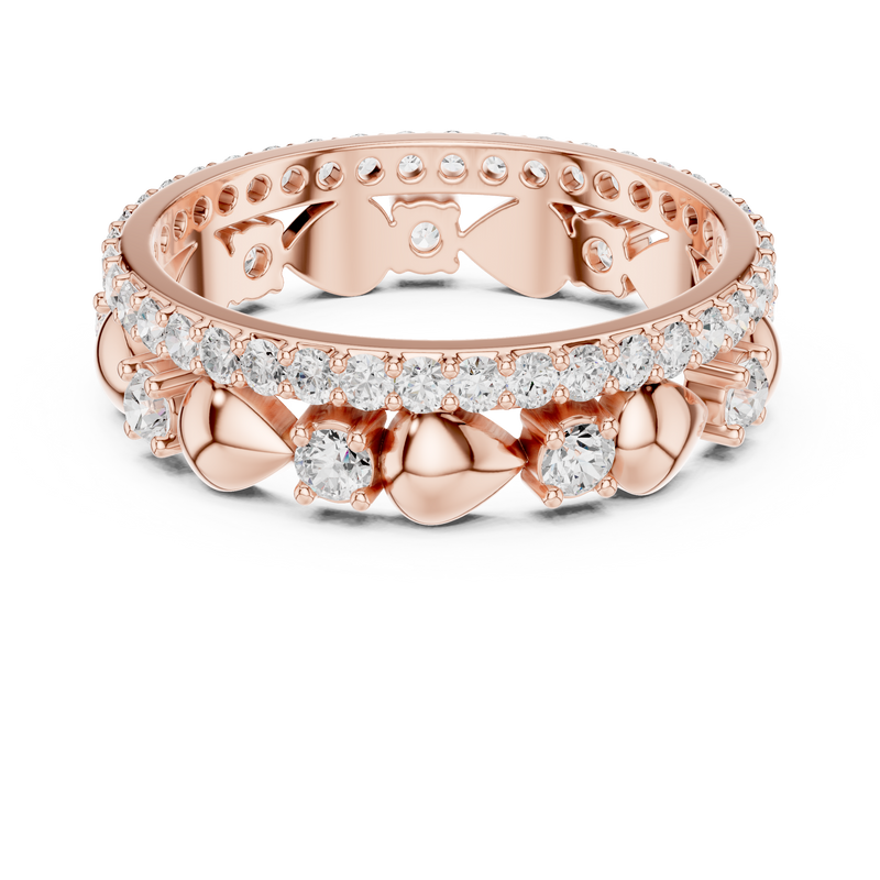 Ladies Ring R30@7 - Rose Gold - Image
