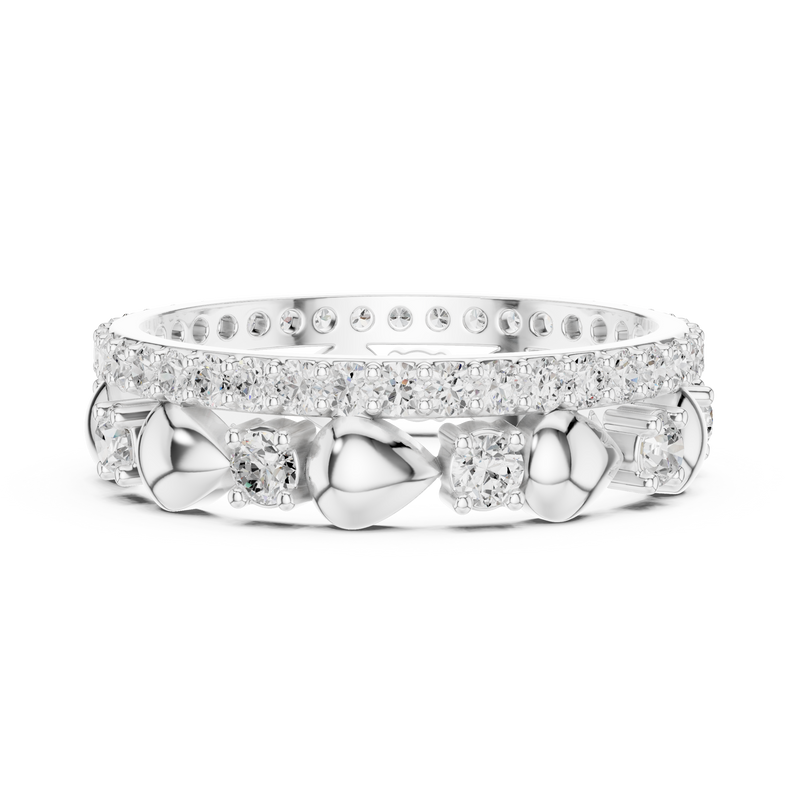 Ladies Ring R30@7 - White Gold - Image