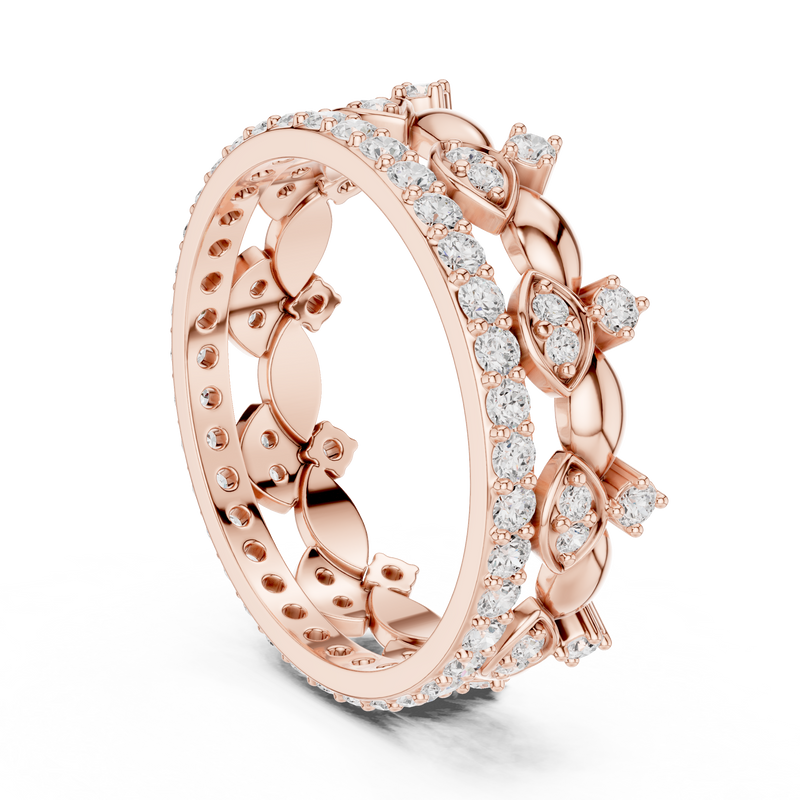 Ladies Ring R31@7 - Rose Gold - Image
