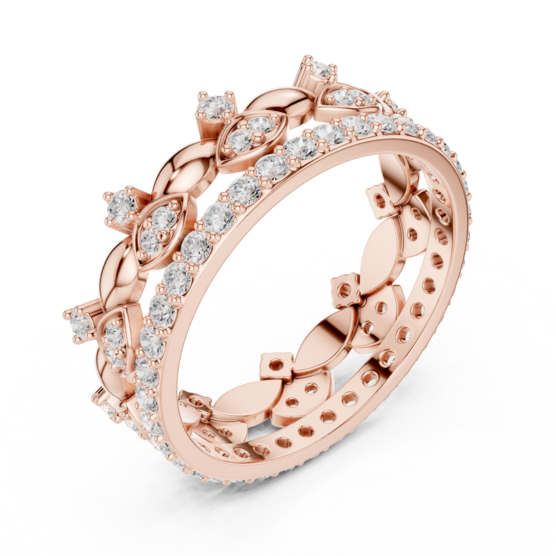Ladies Ring R31@7 - Rose Gold - Image