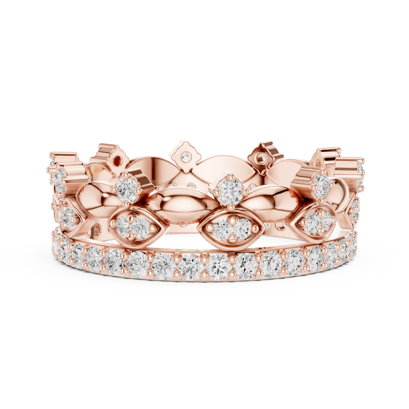 Ladies Ring R31@7 - Rose Gold - Image