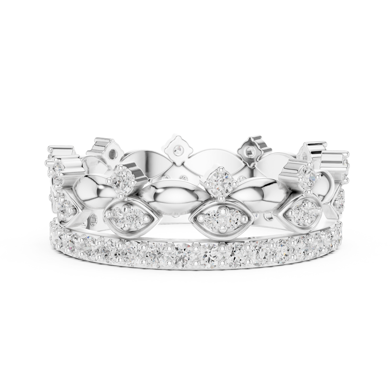 Ladies Ring R31@7 - White Gold - Image