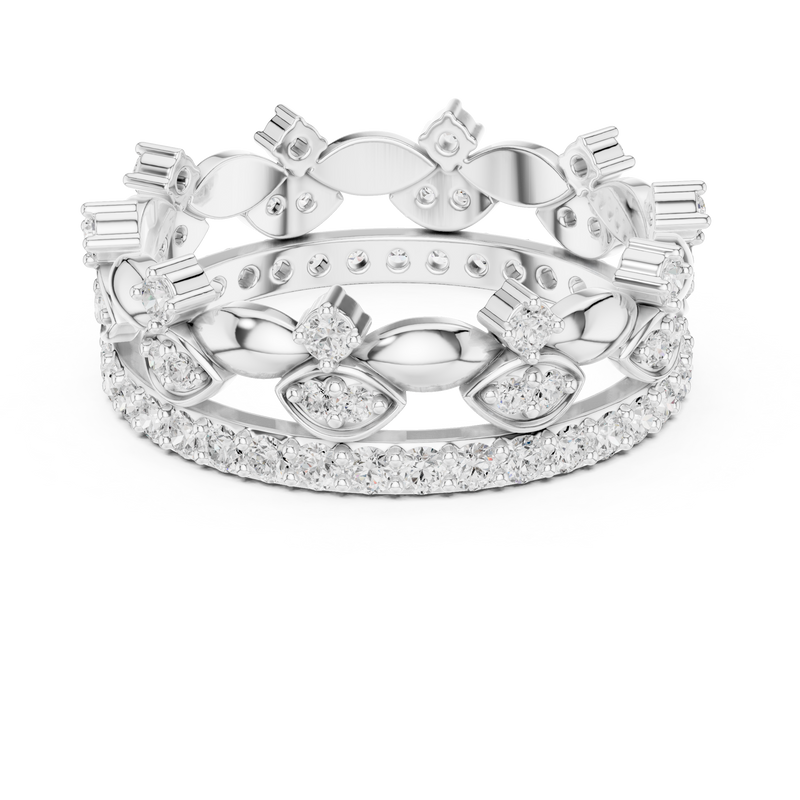 Ladies Ring R31@7 - White Gold - Image