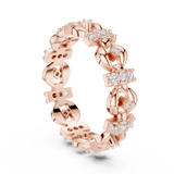 Ladies Ring R33@7 - Rose Gold - Image
