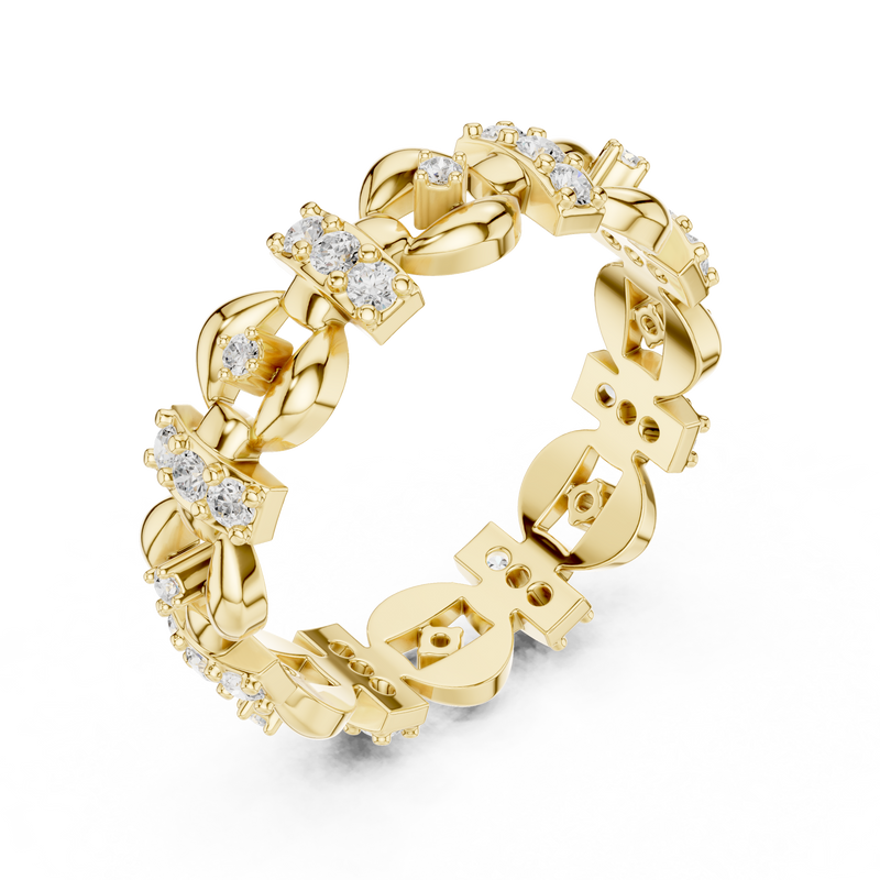 Ladies Ring R33@7 - Yellow Gold - Image