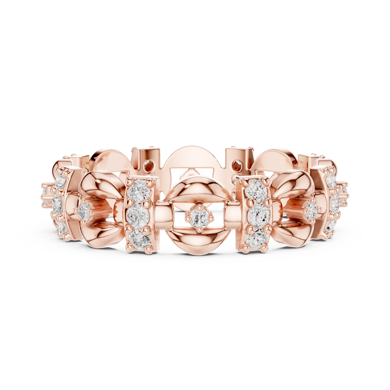 Ladies Ring R33@7 - Rose Gold - Image