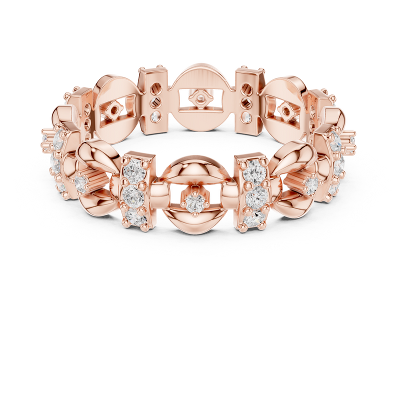 Ladies Ring R33@7 - Rose Gold - Image