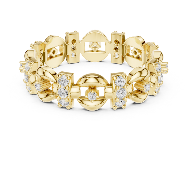 Ladies Ring R33@7 - Yellow Gold - Image