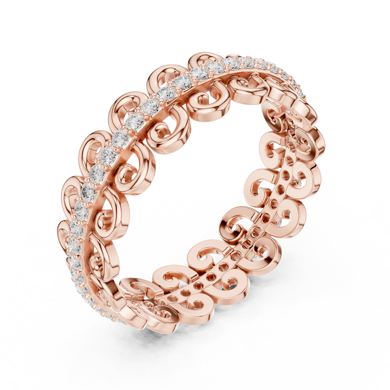 Ladies Ring R34@7 - Rose Gold - Image