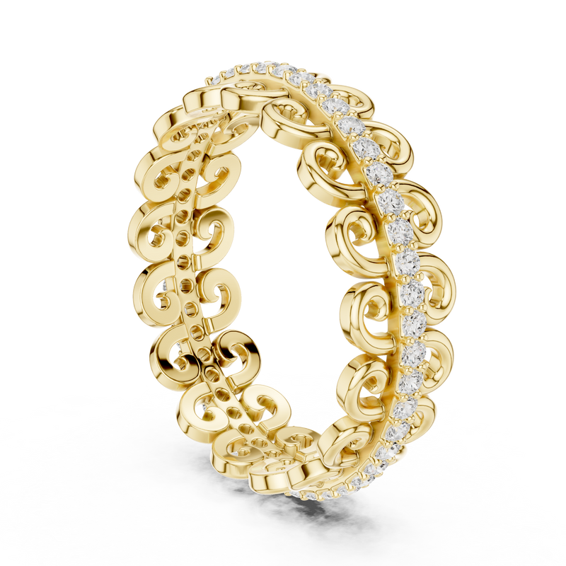 Ladies Ring R34@7 - Yellow Gold - Image