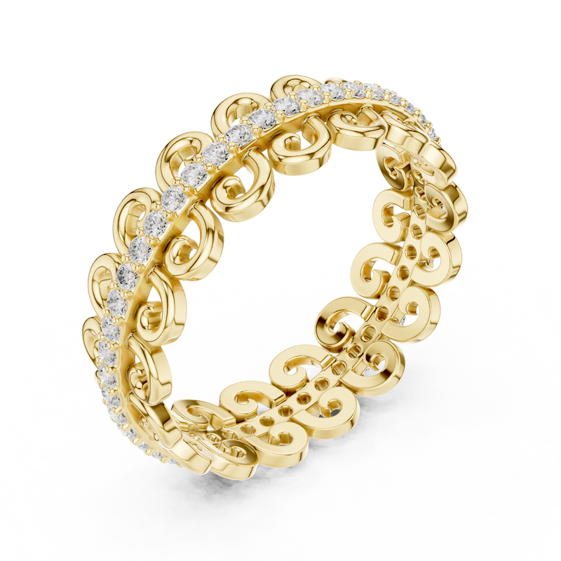 Ladies Ring R34@7 - Yellow Gold - Image