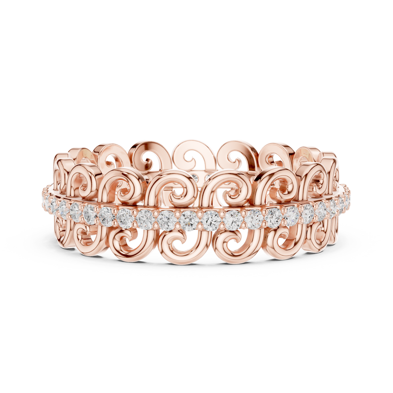 Ladies Ring R34@7 - Rose Gold - Image