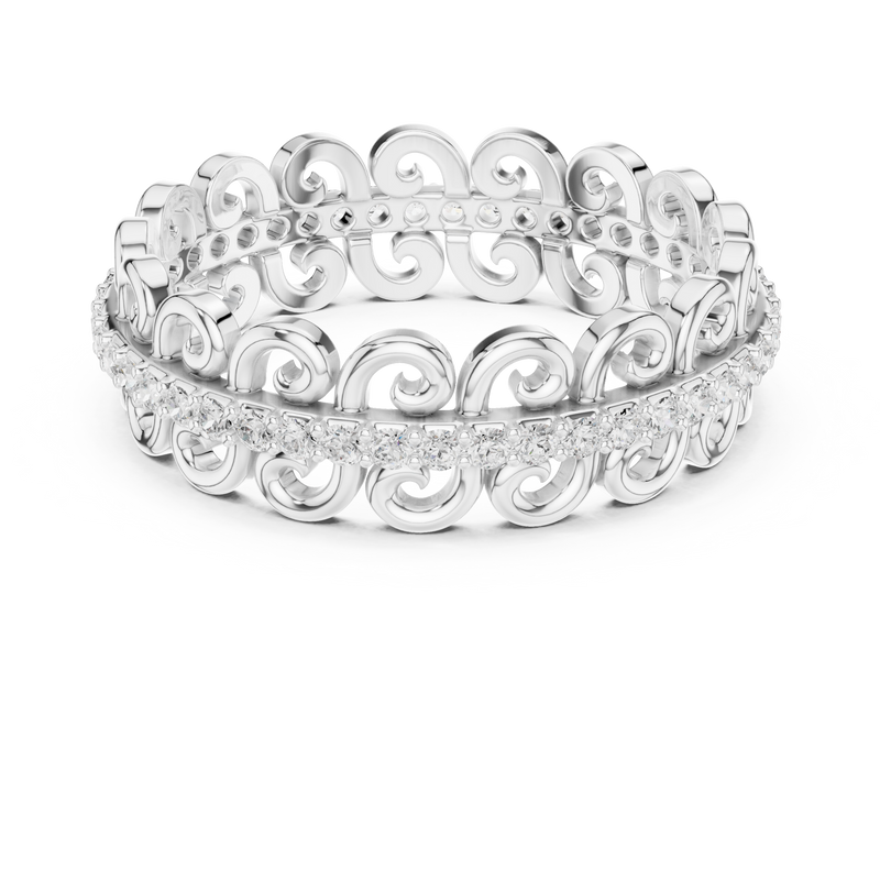 Ladies Ring R34@7 - White Gold - Image