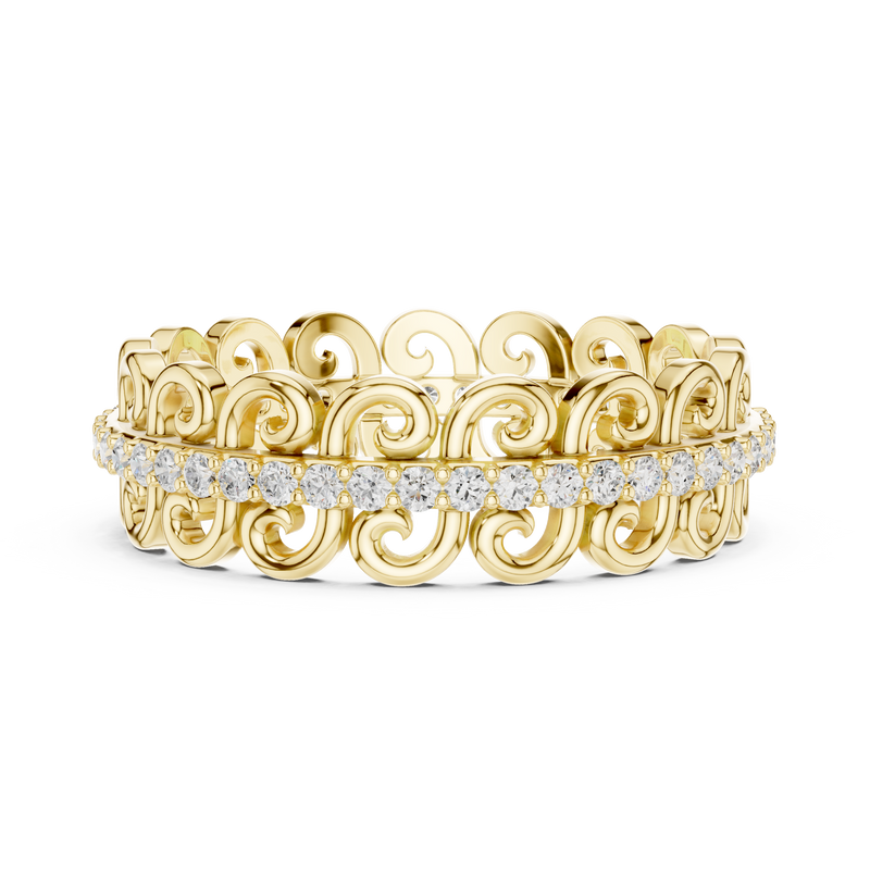 Ladies Ring R34@7 - Yellow Gold - Image
