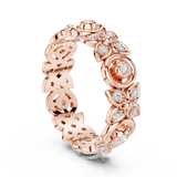 Ladies Ring R36@7 - Rose Gold - Image