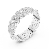 Ladies Ring R36@7 - White Gold - Image