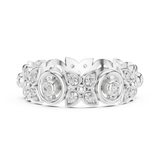 Ladies Ring R36@7 - White Gold - Image