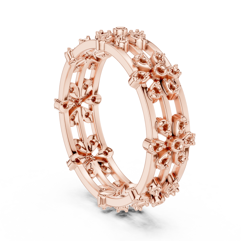 Ladies Ring R37@7 - Rose Gold - Image