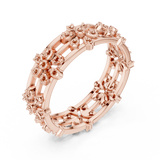 Ladies Ring R37@7 - Rose Gold - Image