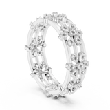 Ladies Ring R37@7 - White Gold - Image
