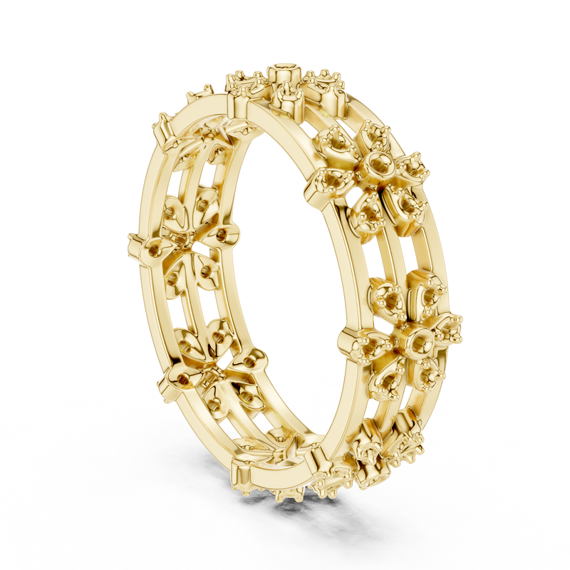 Ladies Ring R37@7 - Yellow Gold - Image