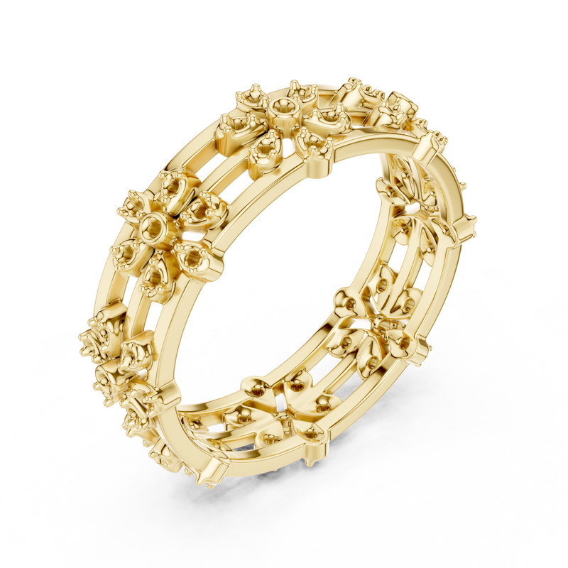 Ladies Ring R37@7 - Yellow Gold - Image
