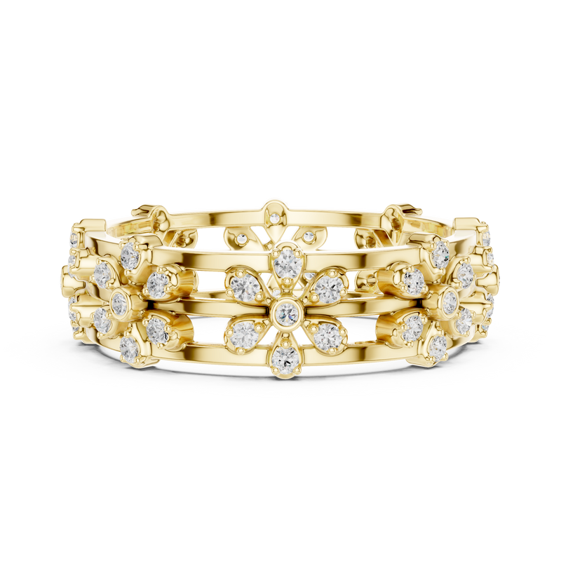 Ladies Ring R37@7 - Yellow Gold - Image