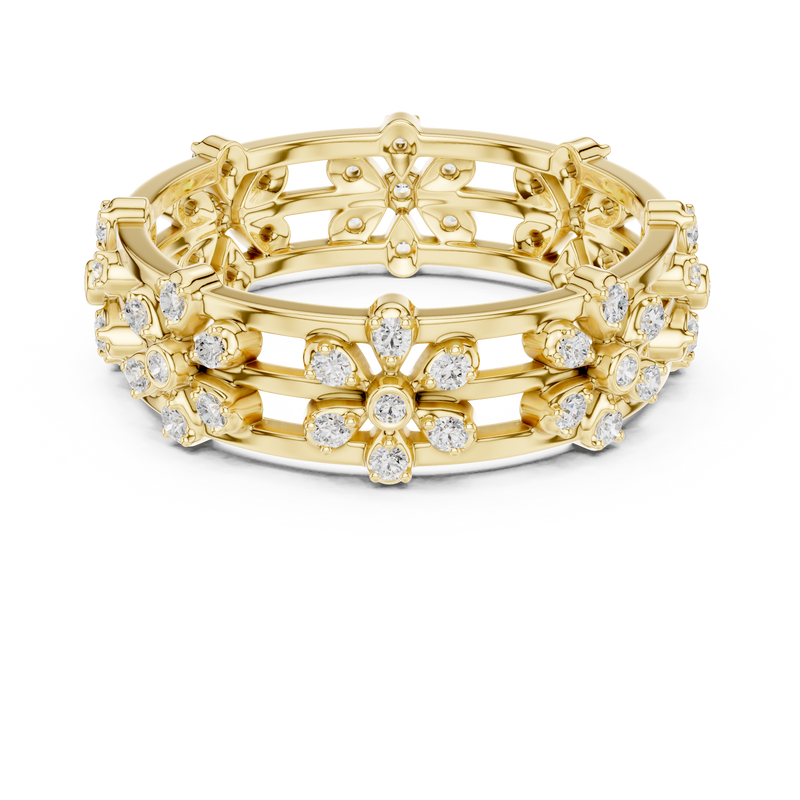 Ladies Ring R37@7 - Yellow Gold - Image