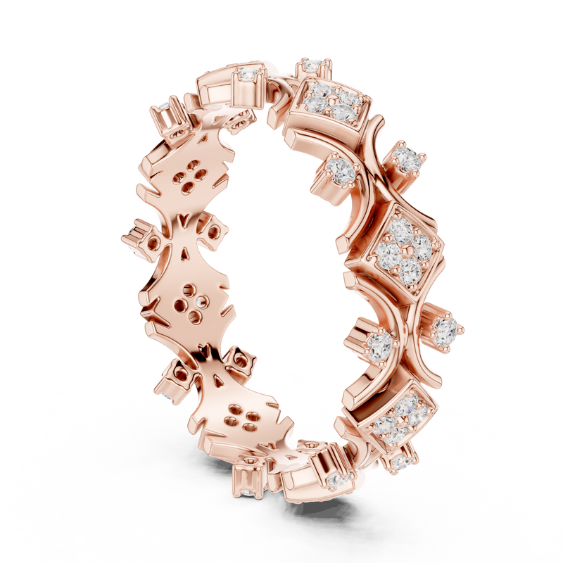 Ladies Ring R38@7 - Rose Gold - Image
