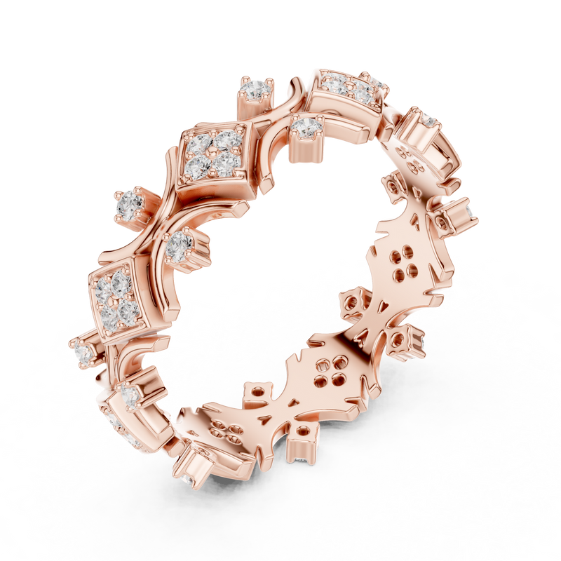 Ladies Ring R38@7 - Rose Gold - Image