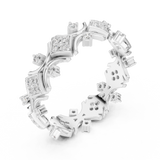 Ladies Ring R38@7 - White Gold - Image