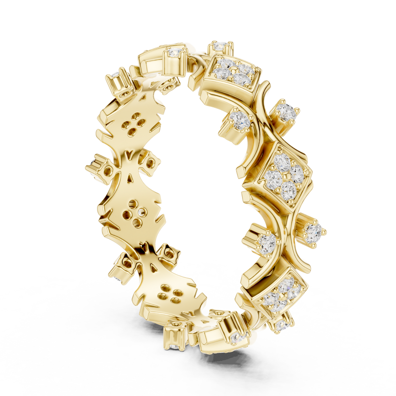 Ladies Ring R38@7 - Yellow Gold - Image
