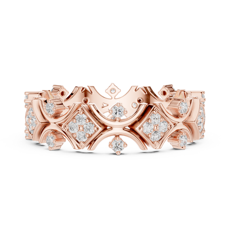Ladies Ring R38@7 - Rose Gold - Image