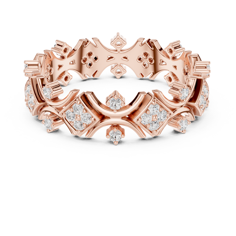 Ladies Ring R38@7 - Rose Gold - Image
