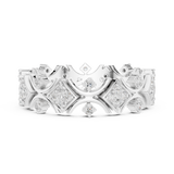 Ladies Ring R38@7 - White Gold - Image