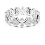 Ladies Ring R38@7 - White Gold - Image