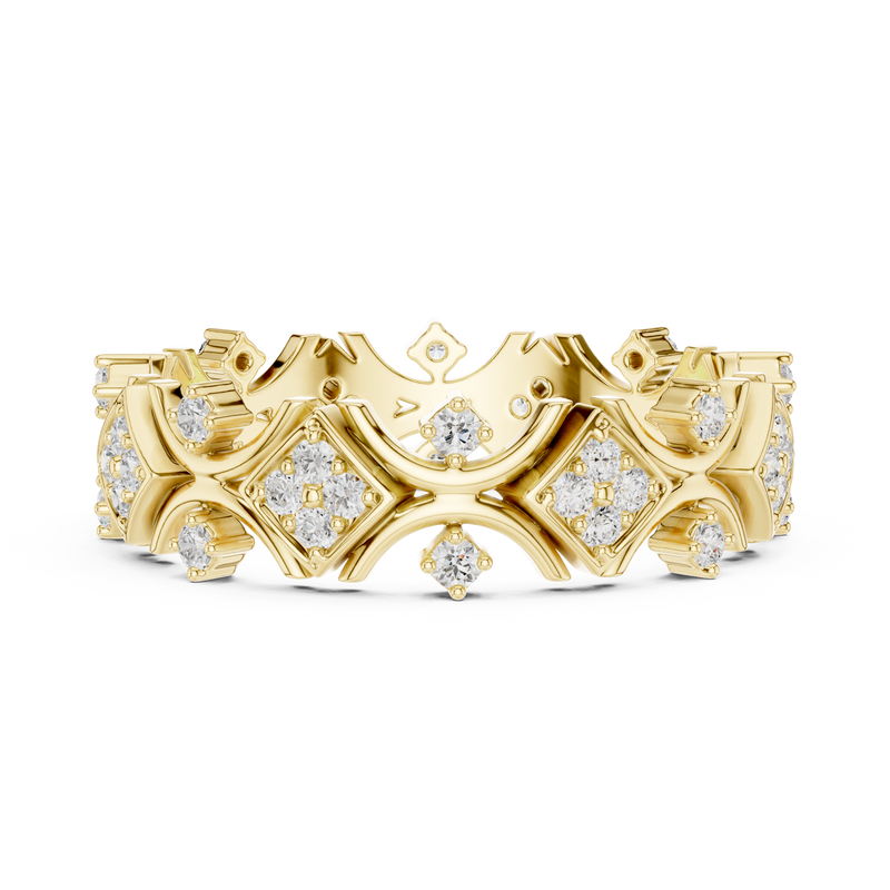 Ladies Ring R38@7 - Yellow Gold - Image
