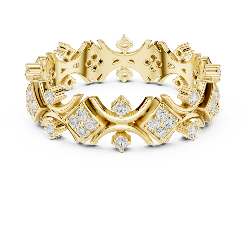 Ladies Ring R38@7 - Yellow Gold - Image