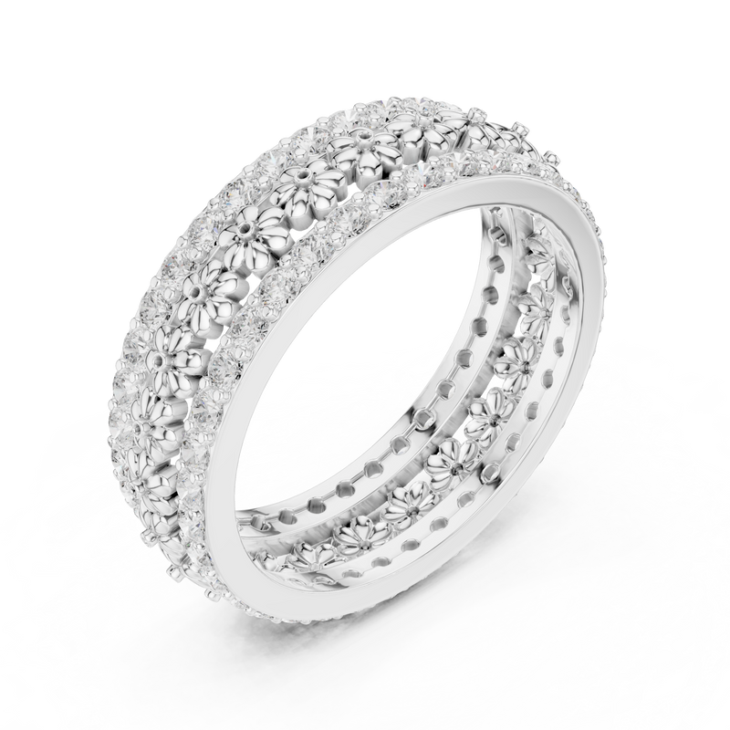Ladies Ring R40@7 - White Gold - Image