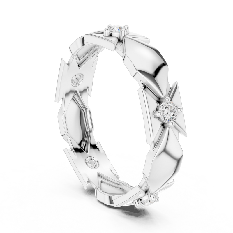 Ladies Ring R4@7 - White Gold - Image
