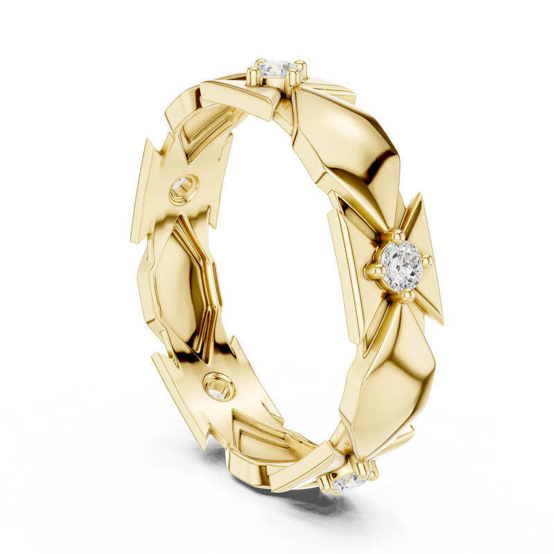 Ladies Ring R4@7 - Yellow Gold - Image