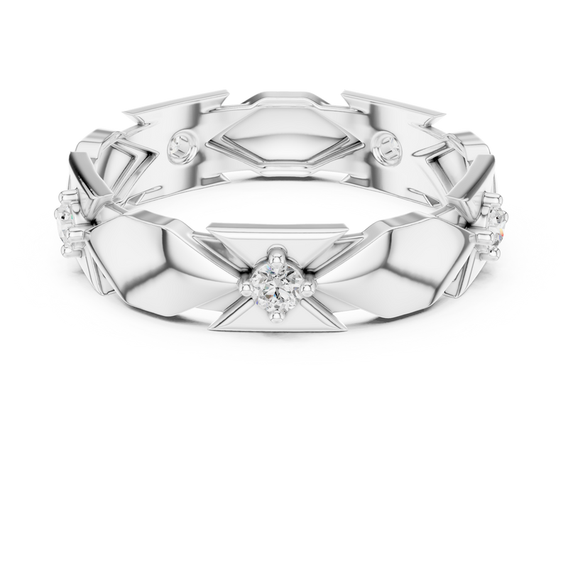 Ladies Ring R4@7 - White Gold - Image