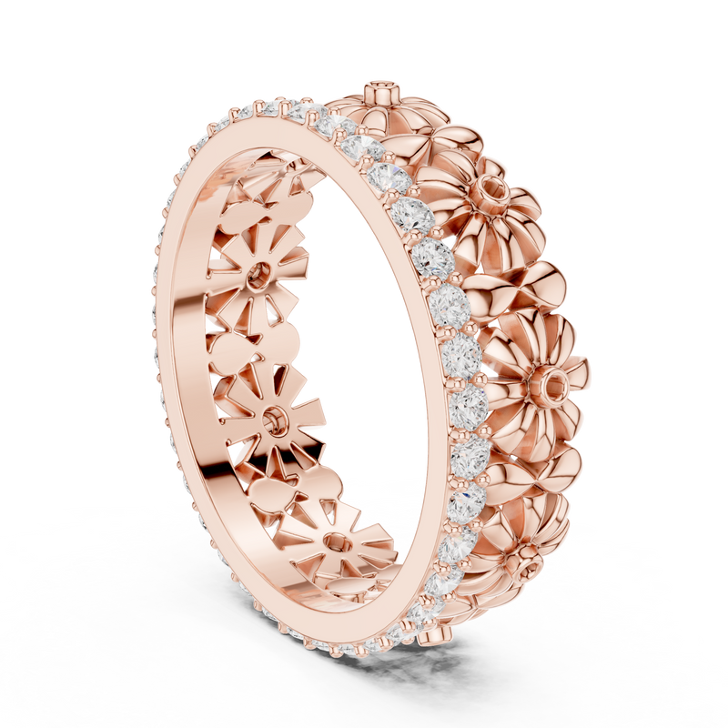 Ladies Ring R42@7 - Rose Gold - Image