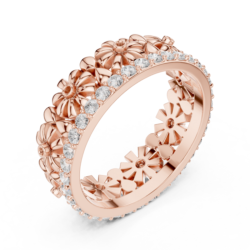 Ladies Ring R42@7 - Rose Gold - Image