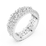 Ladies Ring R42@7 - White Gold - Image