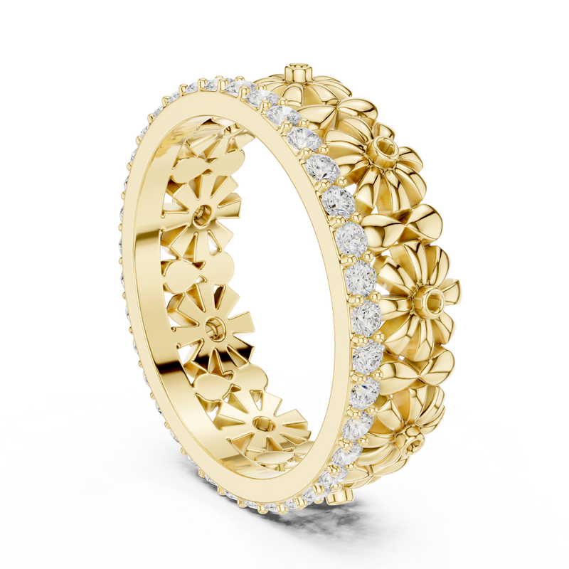 Ladies Ring R42@7 - Yellow Gold - Image